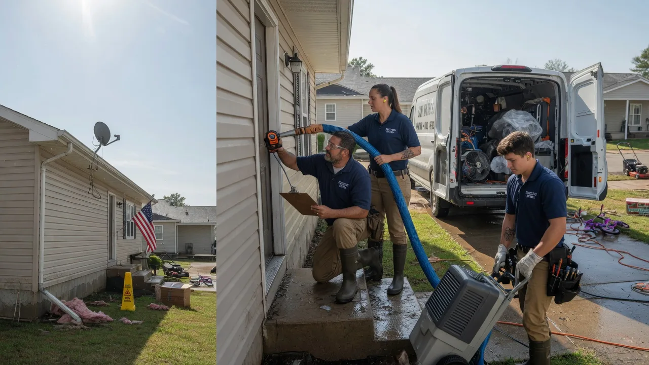 Ceiling Water Damage Restoration in Aurora, MO near me
